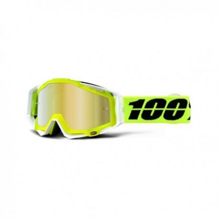 Ochelari - OCHELARI 100% RACECRAFT SOLAR W/ MIRROR GOLD LENS