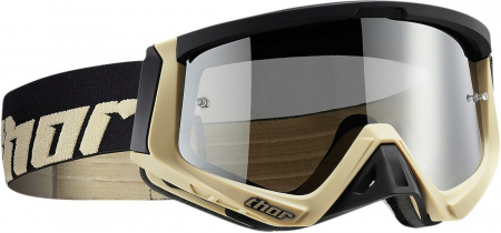 Cross/Enduro - OCHELARI THOR SNIPER WARSHIP, CREAM NEGRU