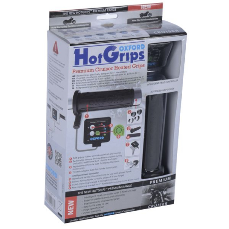 Accesorii Moto - OXFORD MANERE INCALZITE HOTGRIPS PREMIUM CRUISER EL800