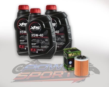 Pachet revizie - Pachet revizie atv can am G1/G2/G3 outlander 3 x XPS can am ulei 5w40 BR, FILTRU ULEI HIFLO HF152