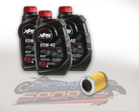 Pachet revizie - Pachet revizie atv can am G1/G2/G3 outlander 3 x XPS can am ulei 5w40 BR, FILTRU ULEI ORIGINAL CAN AM