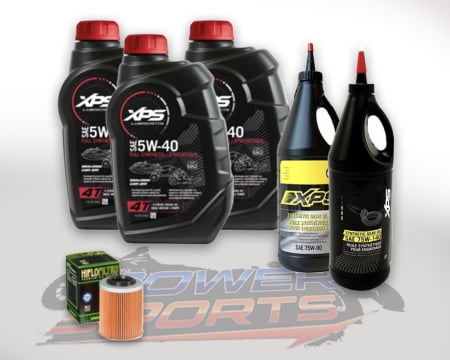 Pachet revizie - Pachet revizie atv can am G1/G2/G3 outlander 3 x XPS can am ulei 5w40 BRP, ULEI GRUP FATA XPS 75W90, ULEI GRUP SPATE SI CUTIE 75W140.FILTRU ULEI HIFLO HF152 