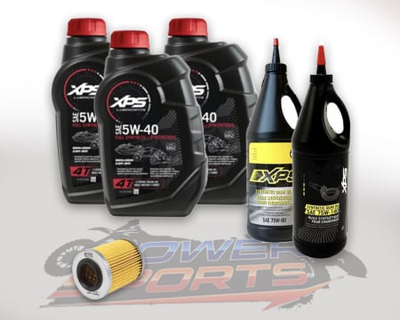 Pachet revizie - Pachet revizie atv can am G1/G2/G3 outlander 3 x XPS can am ulei 5w40 BRP, ULEI GRUP FATA XPS 75W90, ULEI GRUP SPATE SI CUTIE 75W140.FILTRU ULEI ORIGINAL CAN AM