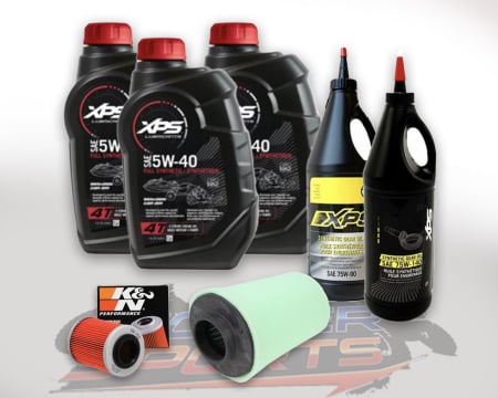 Pachet revizie - Pachet revizie atv can am G1 outlander 3 x XPS can am ulei 5w40 BRP, ULEI GRUP FATA XPS 75W90, ULEI GRUP SPATE SI CUTIE 75W140 FILTRU ULEI K&N, FILTRU AER AFTERMARKET