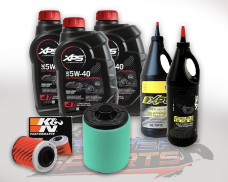 Pachet revizie - Pachet revizie atv can am G2/G3 outlander 3 x XPS can am ulei 5w40 BRP, ULEI GRUP FATA XPS 75W90, ULEI GRUP SPATE SI CUTIE 75W140 FILTRU ULEI K&N, FILTRU AER AFTERMARKET