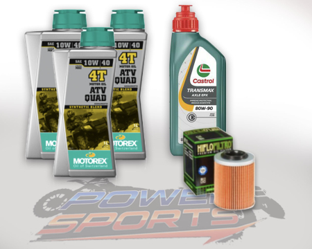 Pachet revizie - PACHET REVIZIE ATV  LINHAI 570-M567 3X ULEI MOTOR REPSOL 10W40 , ULEI CUTIE CASTROL 80W90 SI HIFLO FILTRU HF152