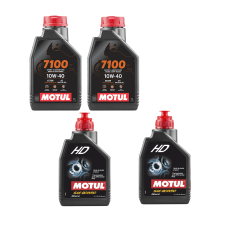 Pachet revizie - PACHET REVIZIE LINHAI 260-300-400cmc 2X ULEI 7100 MOTUL 10W40,  2x ULEI CUTIE/DIFERENTIAL MOTUL HD 80W90