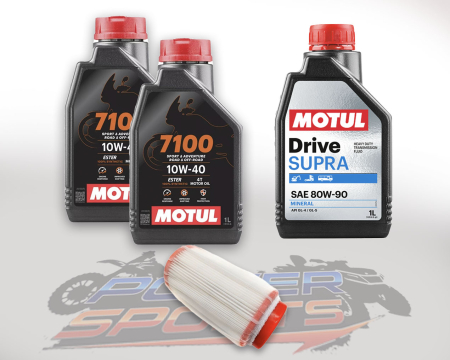 Pachet revizie - PACHET REVIZIE LINHAI 260-300-400cmc 2XMOTUL 7100 10w40 ULEI CUTIE MOTUL DRIVE SUPRA 80W90, FILTRU AER 23212