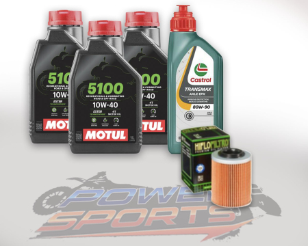 Pachet revizie - PACHET REVIZIE LINHAI 570-M567 3X ULEI 5100 MOTUL 10W40,  ULEI CUTIE CASTROL 80W90, FILTRU ULEI HF152