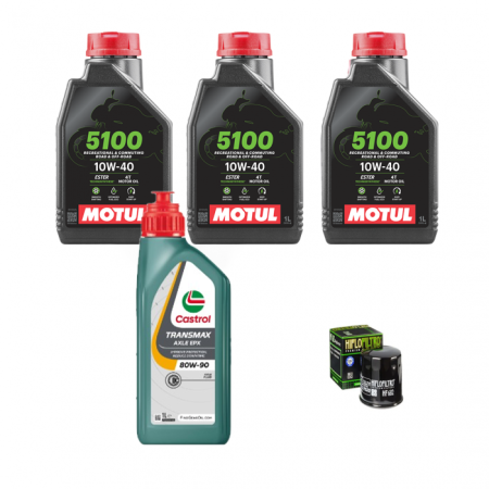 Pachet revizie - PACHET REVIZIE  LINHAI PROMAX500-M550-DRAGONFLY  3X ULEI 5100 MOTUL 10W40,  ULEI CUTIE CASTROL 80W90, FILTRU ULEI HF682