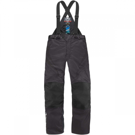 Echipamente Moto - PANTALONI ICON RAIDEN DKR, NEGRU ALB