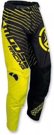 Copii - PANTALONI MOOSE RACING QUALIFIER, NEGRU GALBEN FLUO 18