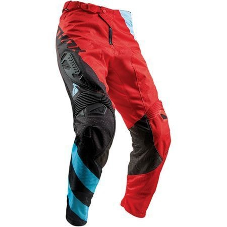 Pantaloni - PANTALONI THOR FUSE AIR RIVE, ROSU ALBASTRU 32
