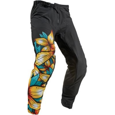 Cross/Enduro - PANTALONI THOR PRIME PRO FLORAL S9, NEGRU MULTI 34