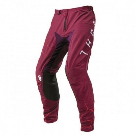 Cross/Enduro - PANTALONI THOR PRIME PRO INFECTION, MARO ROSU