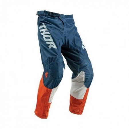 Pantaloni - PANTALONI THOR PULSE AIR ACID, ROSU PORTOCALIU SLATE