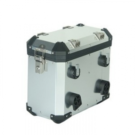 Cutii Moto - PORTBAGAJ QURO SIDE CASE 38L ARGINTIU