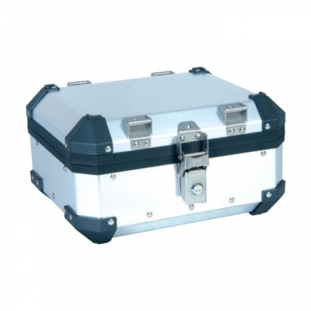 Cutii Moto - PORTBAGAJ QURO TOP CASE 22L ARGINTIU