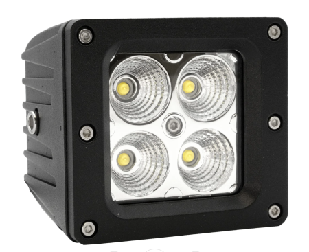 Far / Stop / Led Bar - Proiector LED Off-Road Compact Square Cube 20W (Cod: MWS4DT)