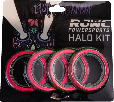 Far / Stop / Led Bar - RJWC KIT 4 X INELE NEUTRINO 2 HALO MOV/ROZ