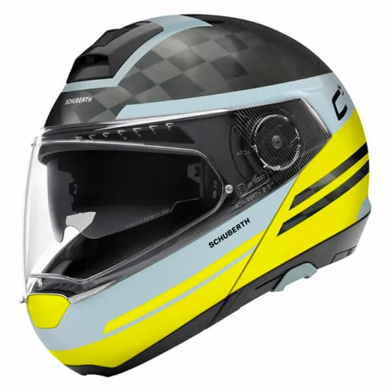 Flip-Up - Schuberth Casca Flip-Up C4 Pro Carbon Negru/Galben