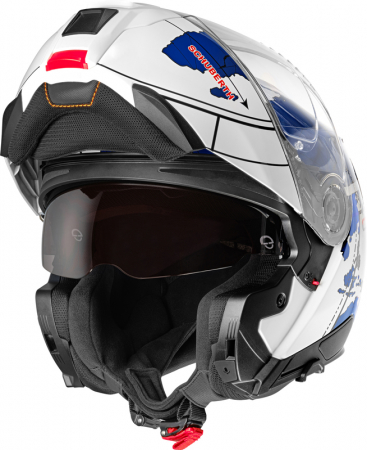 SCHUBERTH CASCA FLIP-UP C5 GLOBE BLUE 61 [2]