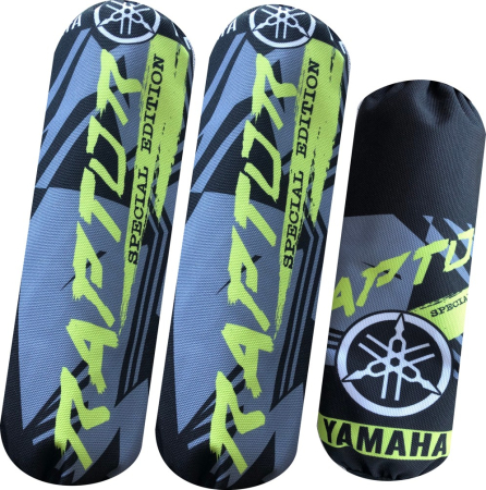 ACCESORII ATV - SET 3 PROTECTII AMORTIZOARE YAMAHA RAPTOR VERDE