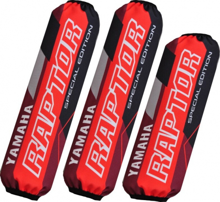 Protectii Amortizor - SET 3 PROTECTII AMORTIZOR YAMAHA RAPTOR ROSU