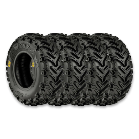 Set Anvelope - Set 4 Anvelope ATV BKT W207 6PR TL (2 buc. 25x8-12 + 2 buc. 25x10-12)