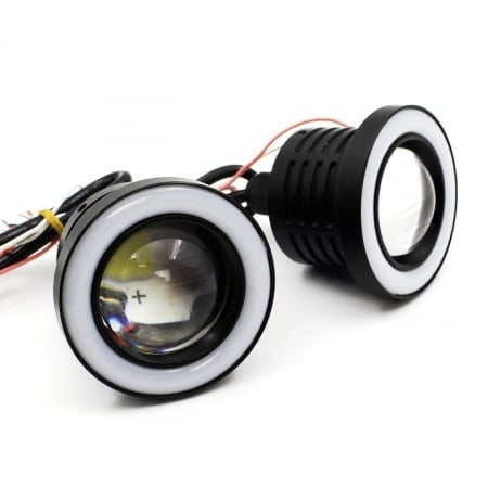 Far / Stop / Led Bar - SET LAMPA LED 10W LUPA + INEL LED POZITIE