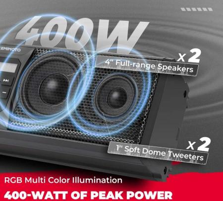 SOUNDBAR 16'' RGB BLUETOOTH AUDIO PENTRU UTV [1]