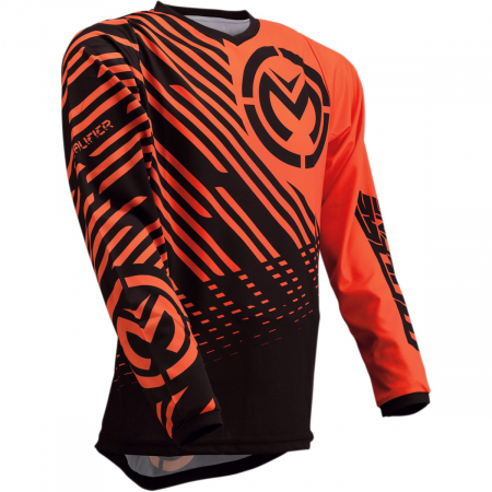 Tricouri - TRICOU MOOSE RACING S20 QUALIFIER NEGRU PORTOCALIU