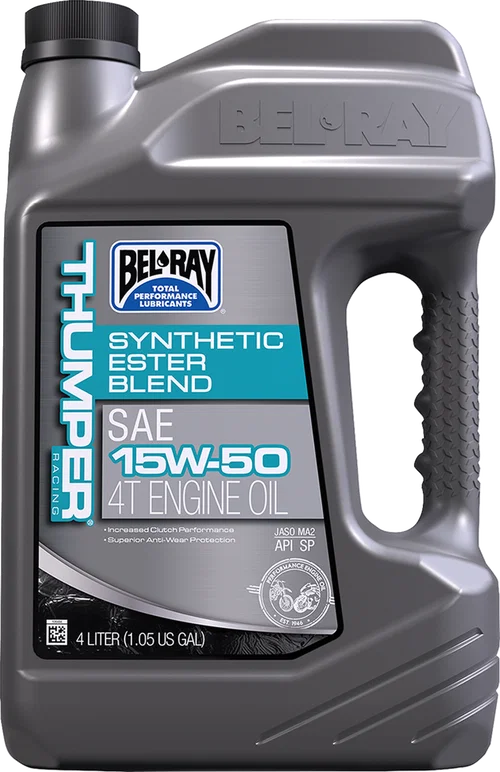 ACCESORII - Ulei de motor 4T Bel-Ray Thumper Racing Synthetic Ester Blend 15W-50 4 Litri