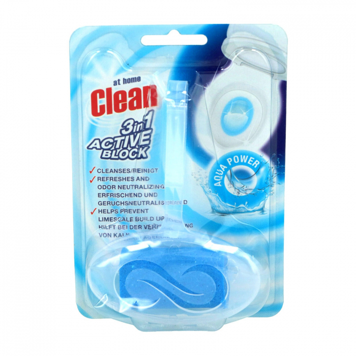 AT HOME CLEAN APARAT WC BLOCK 40GR AQUA [1]
