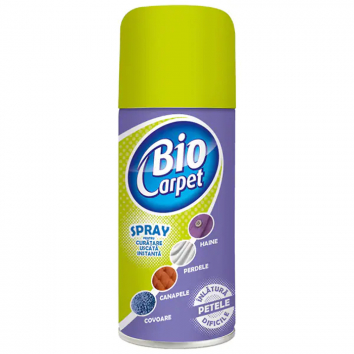 BIOCARPET SPRAY 150ML (CURATARE USCATA PETE CANAPELE,COVOARE,PERDELE,HAINE) [1]