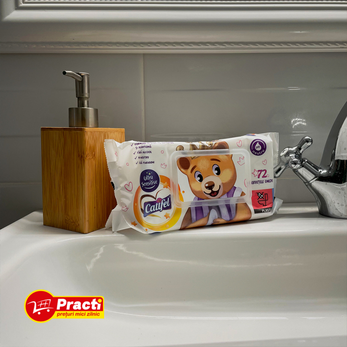 CATIFEL SERVETELE UMEDE BABY ULTRA SENSITIVE 72BUC/SET CU CAPAC [2]