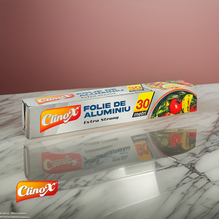 CLINOX FOLIE DE ALUMINIU 30M*28CM/CUTIE EXTRA STRONG [2]