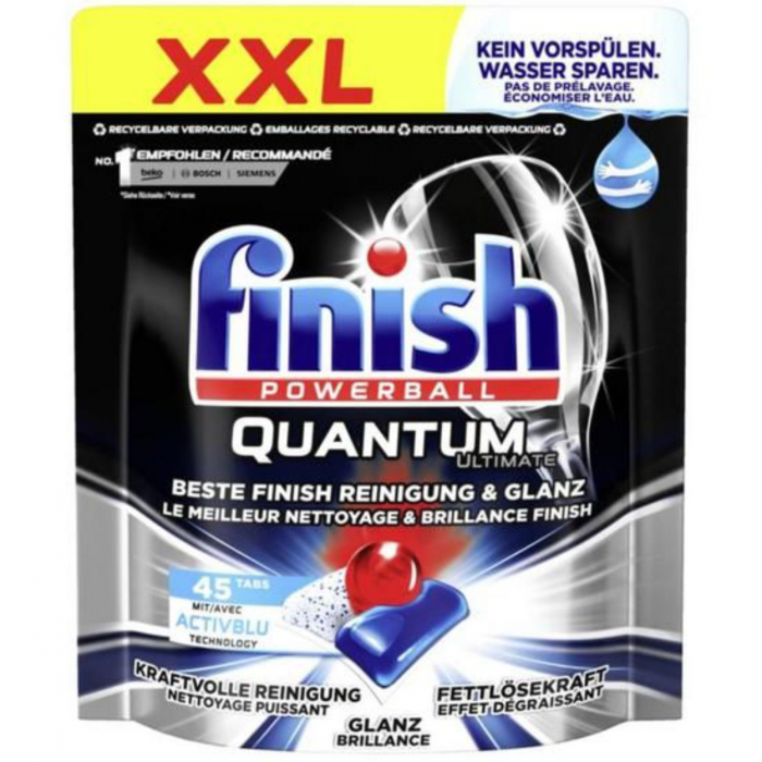 FINISH QUANTUM ULTIMATE TABLETE 45BUC/SET (PENTRU MASINA DE SPALAT VASE) [1]