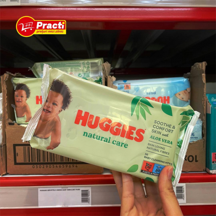 HUGGIES SERVETELE UMEDE BABY 56BUC/SET ALOE VERA [2]