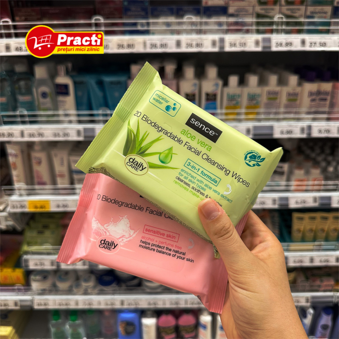 SENCE SERVETELE DEMACHIANTE 20BUC/SET ALOE VERA [2]