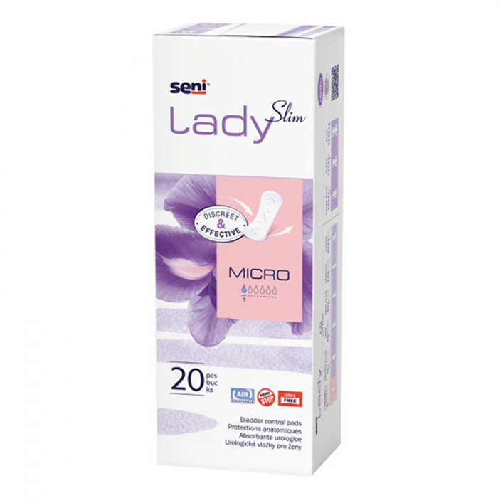SENI ABSORBANTE PENTRU INCONTINENTA LADY SLIM MICRO 20BUC/SET [1]