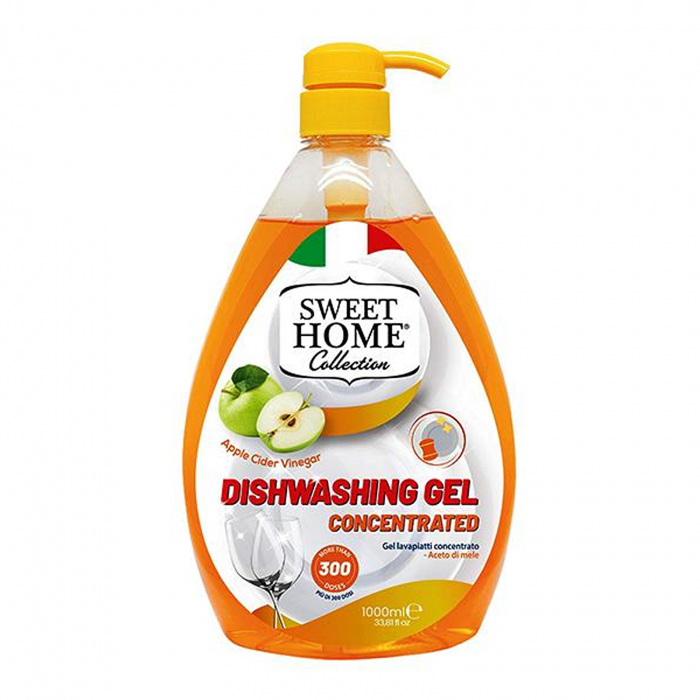 SWEET HOME DETERGENT VASE GEL 1000ML CU POMPITA OTET DE MERE [1]