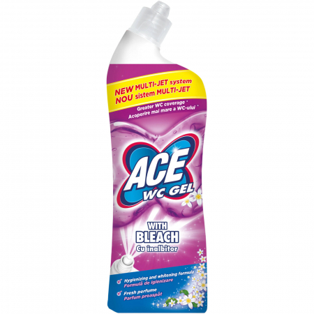  Detergent toaleta - ACE WC GEL CU INALBITOR 750ML