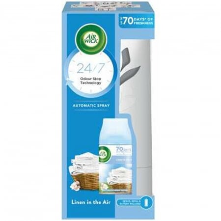  Parfum de camere - AIRWICK ODORIZANT APARAT+REZERVA 250ML LINEN IN THE AIR