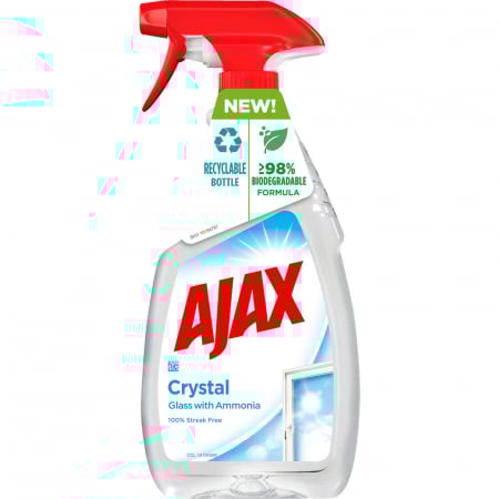  Detergent geam si sticla - AJAX SOLUTIE GEAM CU PULVERIZATOR 500ML CRYSTAL