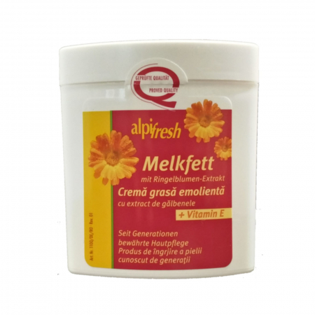  Crema medicinala - ALPIFRESH CREMA GRASA CU EXTRACT DE GALBENELE SI VITAMINA E 250ML