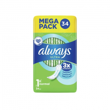  Absorbant - ALWAYS ABSORBANTE 34BUC/SET ULTRA NORMAL SIZE1