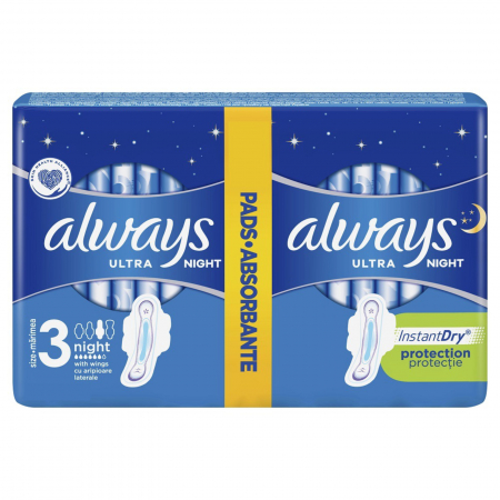  Absorbant - ALWAYS DUO ULTRA NIGHT 12BUC/SET SIZE3