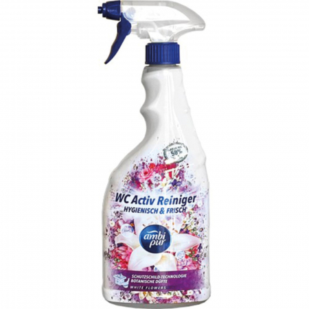  Parfum de camere - AMBIPUR SOLUTIE DE CURATARE PARFUMATA PENTRU TOALETA 750ML WHITE FLOWERS