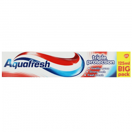 Sanatate si cosmetica - AQUAFRESH PASTA DE DINTI 125ML TRIPLE PROTECTION